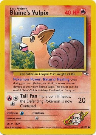 Gym Heroes - 065/132 - Blaine's Vulpix