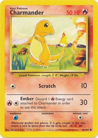 Base Set - 046/102 - Charmander