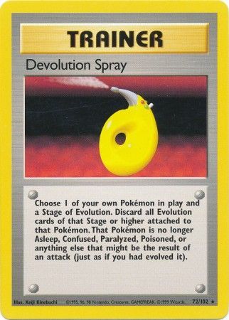 Base Set - 072/102 - Devolution Spray