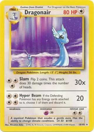 Base Set - 018/102 - Dragonair