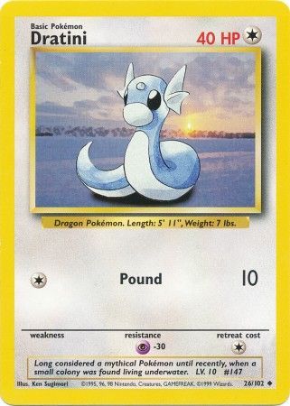 Base Set - 026/102 - Dratini