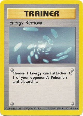 Base Set - 092/102 - Energy Removal