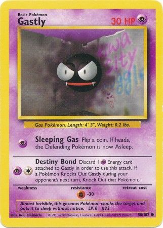 Base Set - 050/102 - Gastly