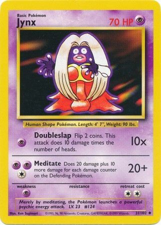 Base Set - 031/102 - Jynx