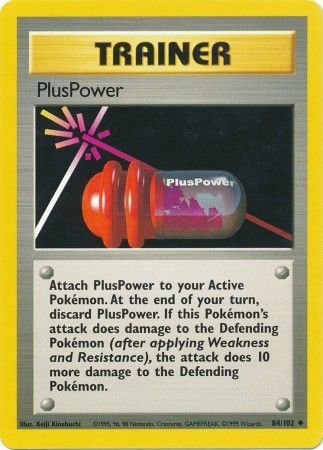 Base Set - 084/102 - Pluspower