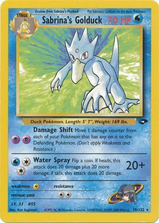 Gym Challenge - 030/132 - Sabrina's Golduck