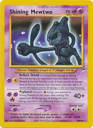 Neo Destiny - 109/105 - Shining Mewtwo - Holo