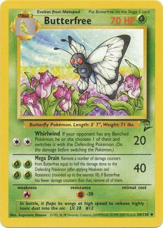 Base Set 2 - 034/130 - Butterfree