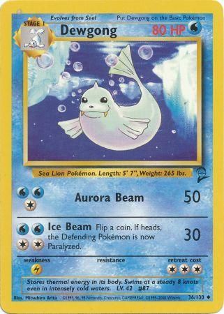 Base Set 2 - 036/130 - Dewgong