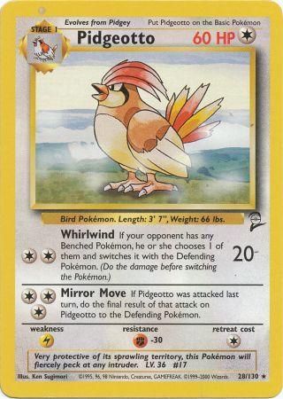 Base Set 2 - 028/130 - Pidgeotto