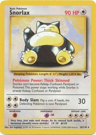 Base Set 2 - 030/130 - Snorlax