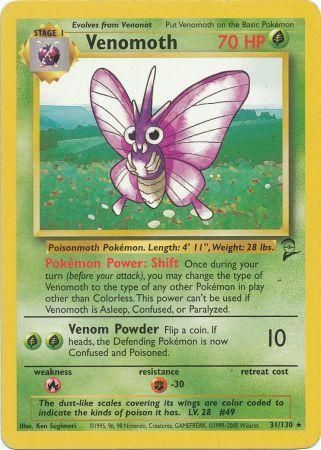 Base Set 2 - 031/130 - Venomoth