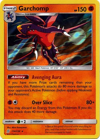 Unified Minds - 114/236 - Garchomp - Holo