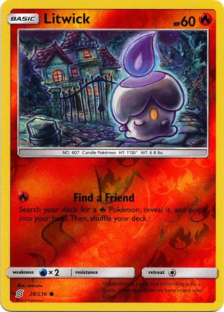 Unified Minds - 028/236 - Litwick - Reverse Holo
