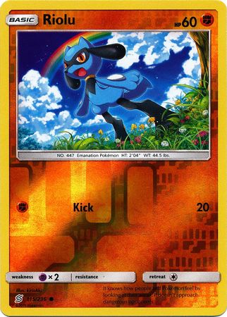 Unified Minds - 115/236 - Riolu - Reverse Holo