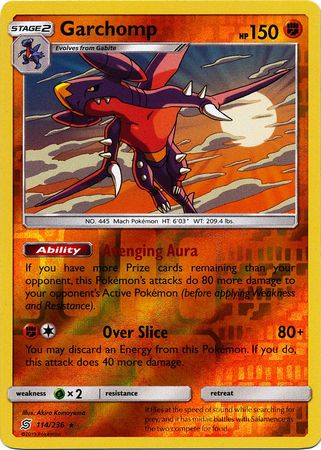 Unified Minds - 114/236 - Garchomp - Reverse Holo