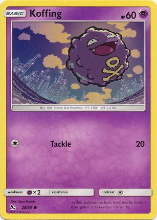 Hidden Fates - 028/068 - Koffing