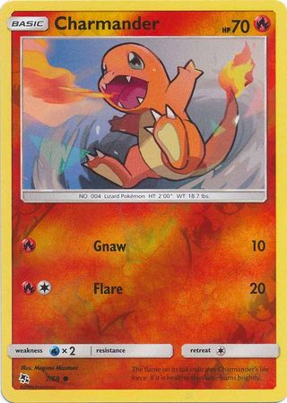 Hidden Fates - 007/068 - Charmander - Reverse Holo