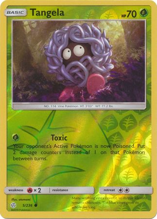 Cosmic Eclipse - 005/236 - Tangela - Reverse Holo