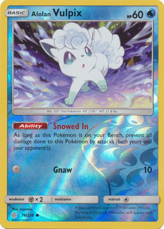 Cosmic Eclipse - 039/236 - Alolan Vulpix - Reverse Holo
