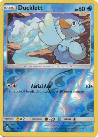 Cosmic Eclipse - 059/236 - Ducklett - Reverse Holo