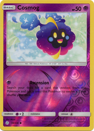 Cosmic Eclipse - 099/236 - Cosmog - Reverse Holo