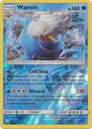 Cosmic Eclipse - 052/236 - Walrein - Reverse Holo