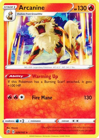 Rebel Clash - 028/192 - Arcanine