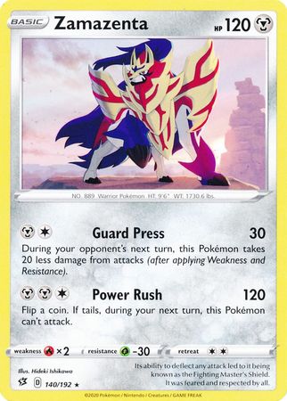 Rebel Clash - 140/192 - Zamazenta