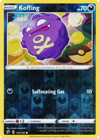 Rebel Clash - 112/192 - Koffing - Reverse Holo