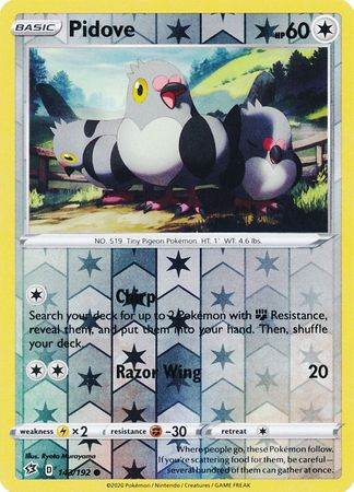 Rebel Clash - 143/192 - Pidove - Reverse Holo