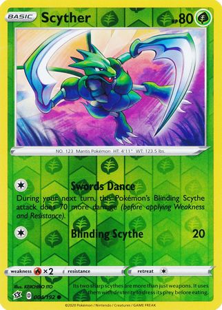 Rebel Clash - 004/192 - Scyther - Reverse Holo