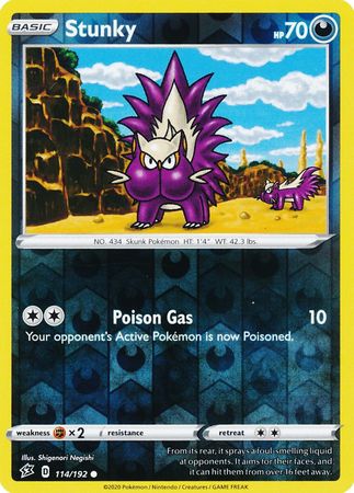 Rebel Clash - 114/192 - Stunky - Reverse Holo