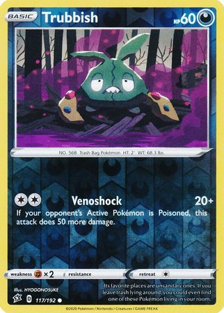 Rebel Clash - 117/192 - Trubbish - Reverse Holo