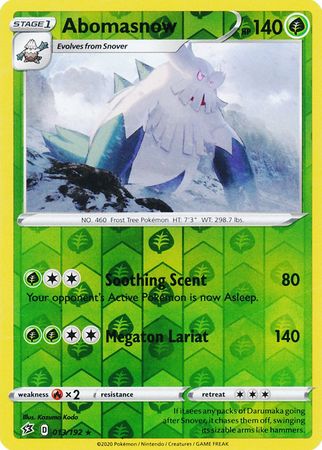 Rebel Clash - 013/192 - Abomasnow - Reverse Holo