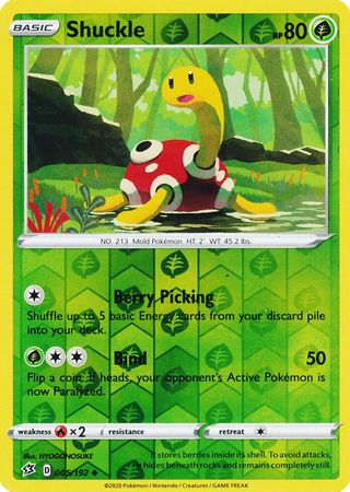 Rebel Clash - 005/192 - Shuckle - Reverse Holo