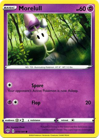 morelull pokemon card Darkness Ablaze - 079/189