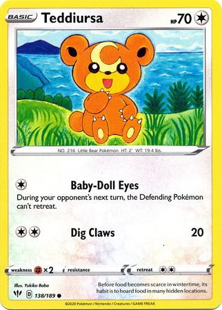 Darkness Ablaze - 138/189 - Teddiursa