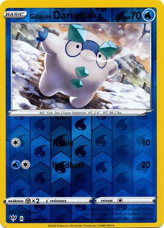 darumaka pokemon card value Darkness Ablaze - 043/189 - Galarian Darumaka