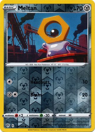 Darkness Ablaze - 129/189 - Meltan - Reverse Holo