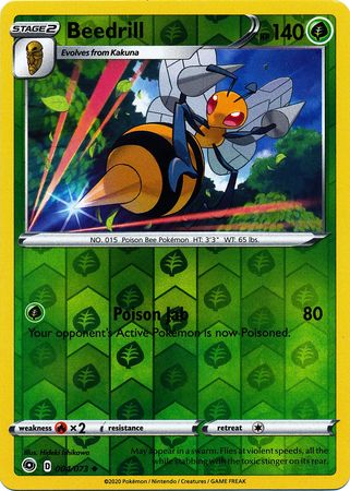Champion's Path - 004/073 - Beedrill - Reverse Holo