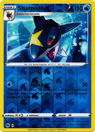 Champion's Path - 012/073 - Sharpedo - Reverse Holo