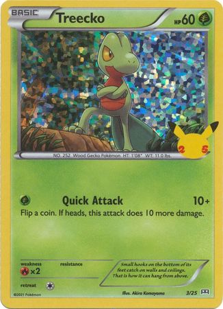 McDonald's 25th Anniversary - 03/25 - Treecko - Holo