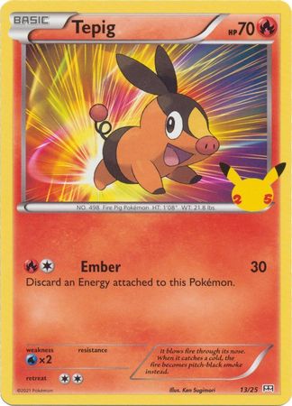 McDonald's 25th Anniversary - 13/25 - Tepig