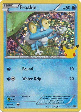 McDonald's 25th Anniversary - 22/25 - Froakie - Holo