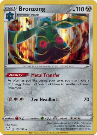 Battle Styles - 102/163 - Bronzong - Holo