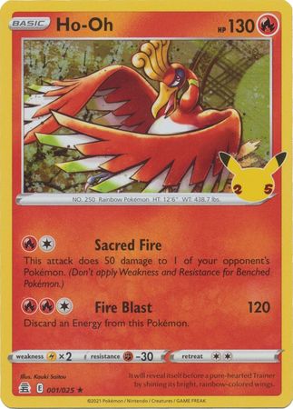 Celebrations - 01/25 - Ho-Oh - Holo