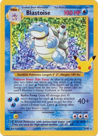 Celebrations Classic - BS2 - Blastoise - Holo