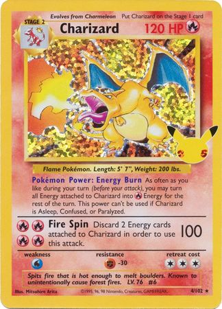 Celebrations Classic - BS4 - Charizard - Holo