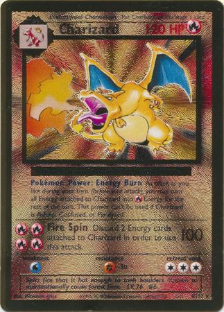 Celebrations Classic - BS4 - Charizard - Golden Metal Promo